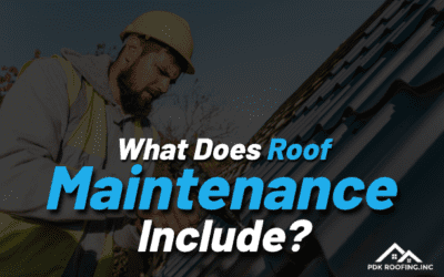 What Does Roof Maintenance Include?